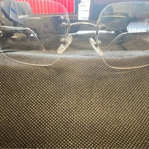 CHANEL Black and Silver Eyewear